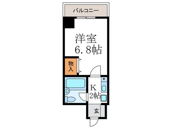 リバティ東大路の物件間取画像